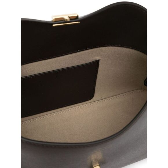 Toteme Women T-Lock Leather Clutch - Picture 2 of 4